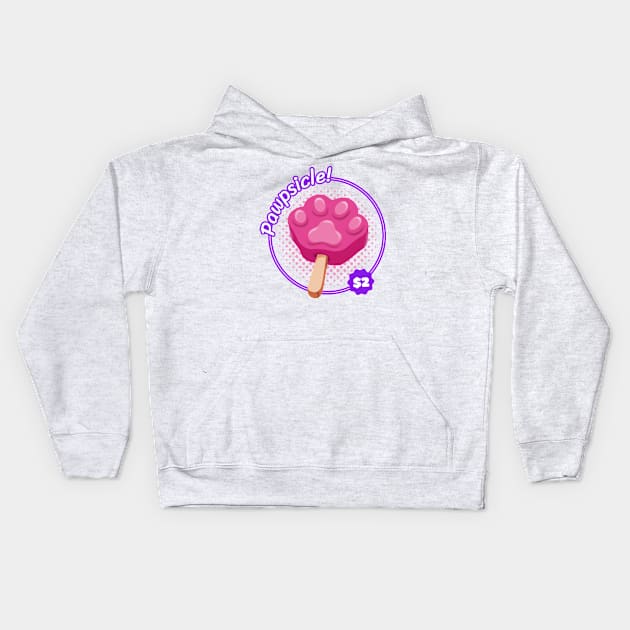 Pawpsicle Only 2 Dollars Kids Hoodie by Cinestore Merch